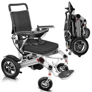 power wheelchair foldable long range transport aid